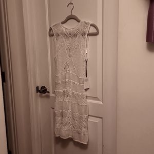 NWT Abercrombie & Fitch Knit Dress, Size S, Off White/Cream